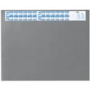 Durable Schreibunterlage grau mit Kalender und Vollsichtplatte 