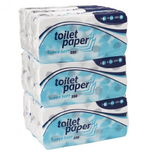 wepa Toilettenpapier Super Soft 3-lagig hochwei 72 Rollen/Pg 