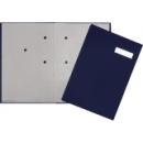 Unterschriftenmappe Pro Office A4 10 Fächer blau