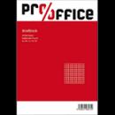 Pro Office Briefblock A4 liniert 50 Blatt