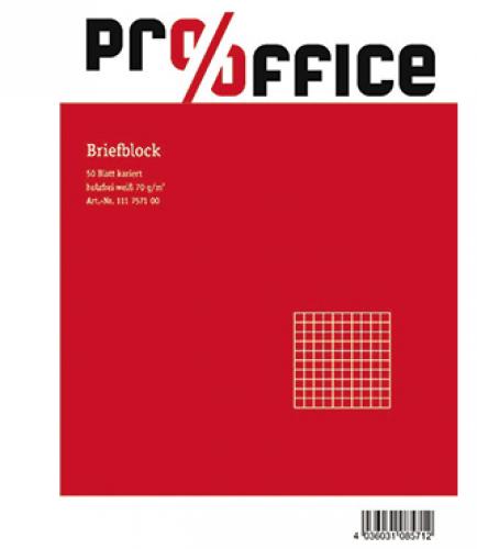 Briefblock Pro Office A4 blanko