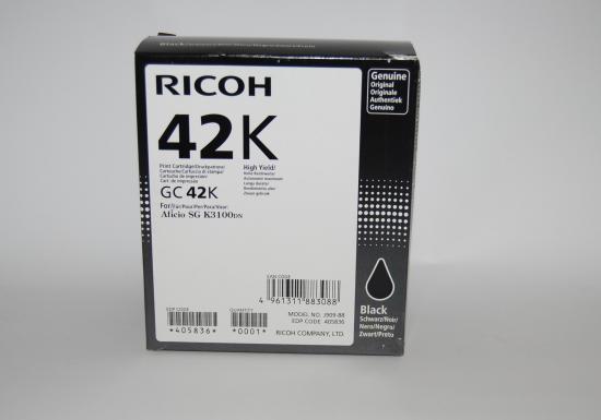 Ricoh Gel Original GC 42K schwarz für SG K3100DN