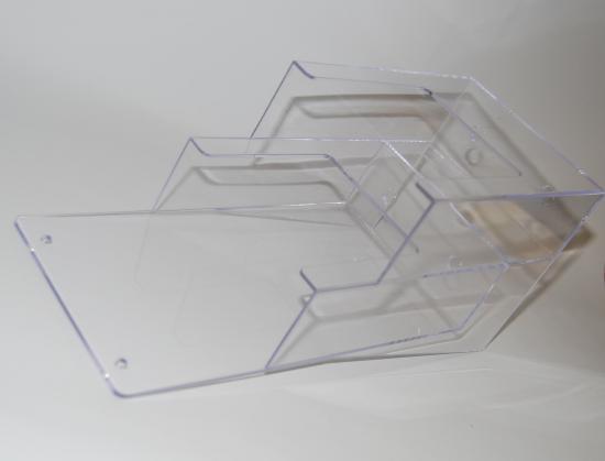 Tischprospekthalter Durable 1/3 A4 glasklar 2 St/Pg