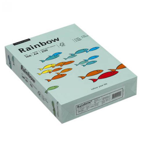 Papier Rainbow hellblau A4 160g 250 Bl/Pg