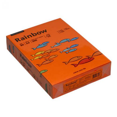 Rainbow Kopierpapier  intensiv orange A4 80g 500 Bl/Pg