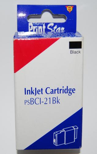 Canon Patrone Print Star Kompatibel Black BCI-21BK